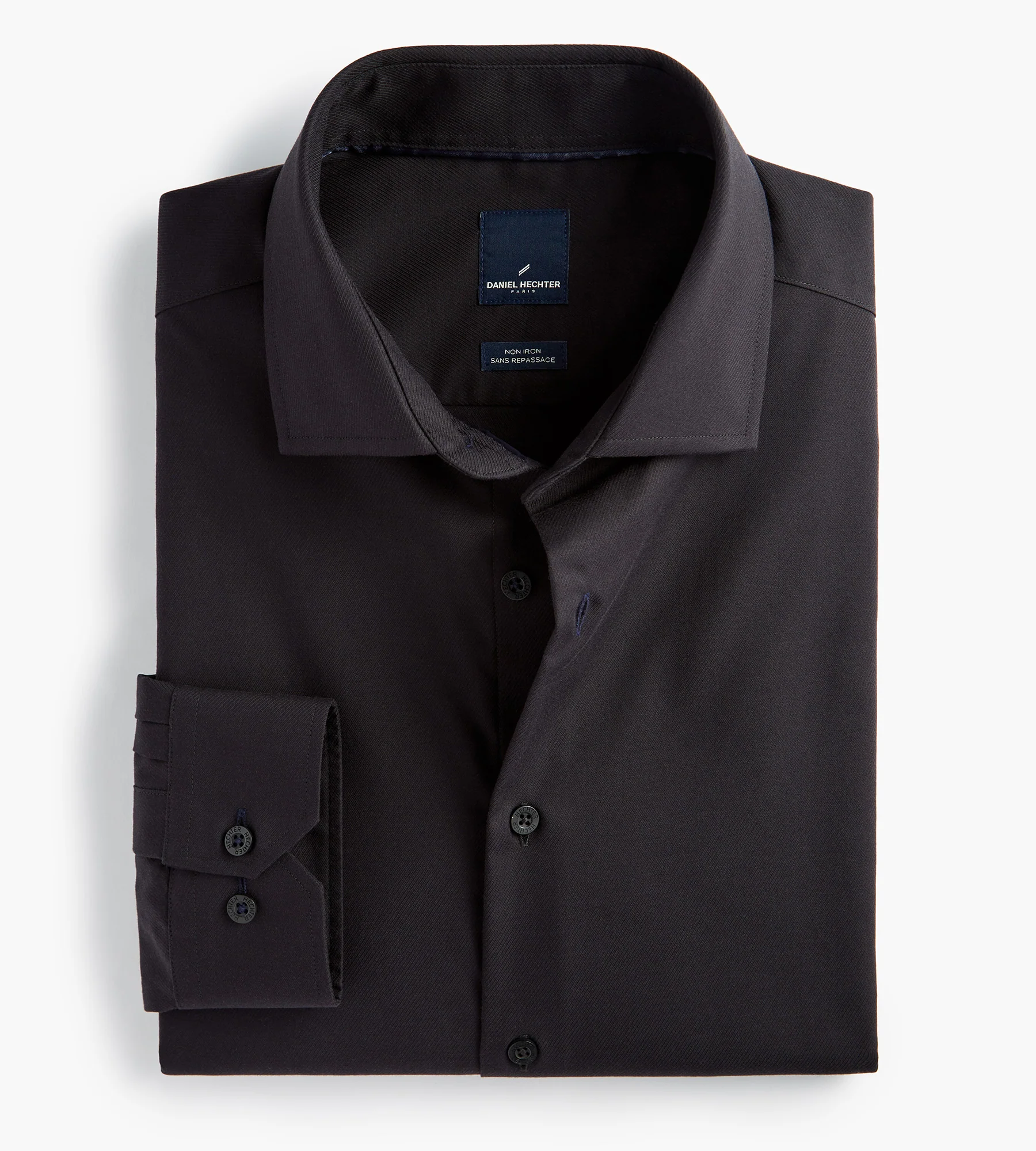 Modern Fit Non-Iron Twill Dress Shirt - Image 5