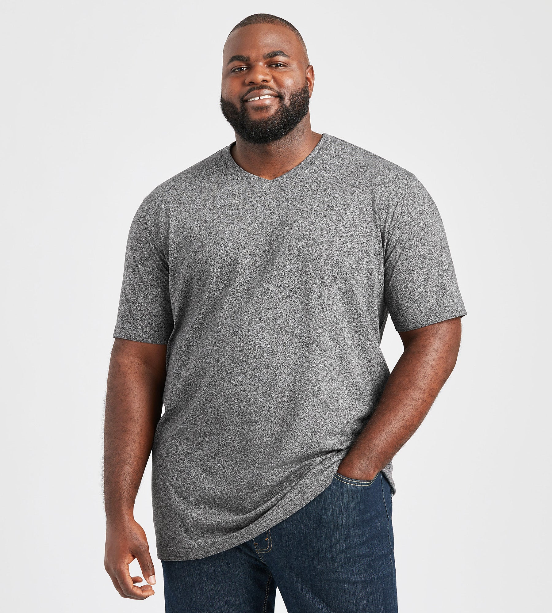 Ultimate V-Neck Marled Tee - Image 6