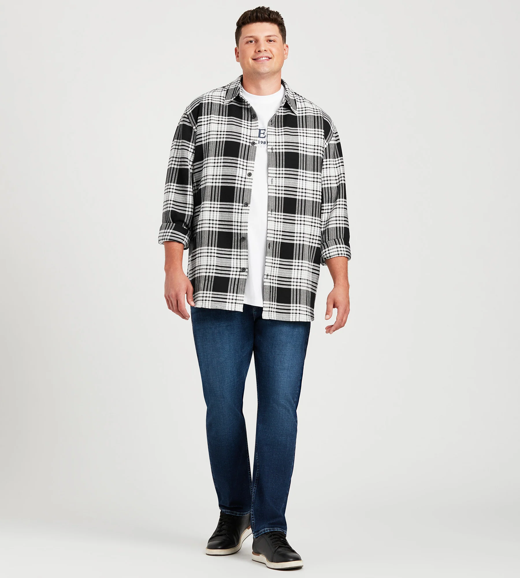 Long Sleeve Flannel Check Shirt - Image 3