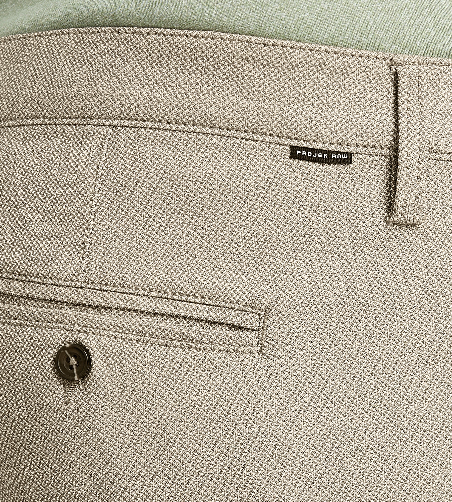 Textured Bungee Flat Front Pant - Image 5