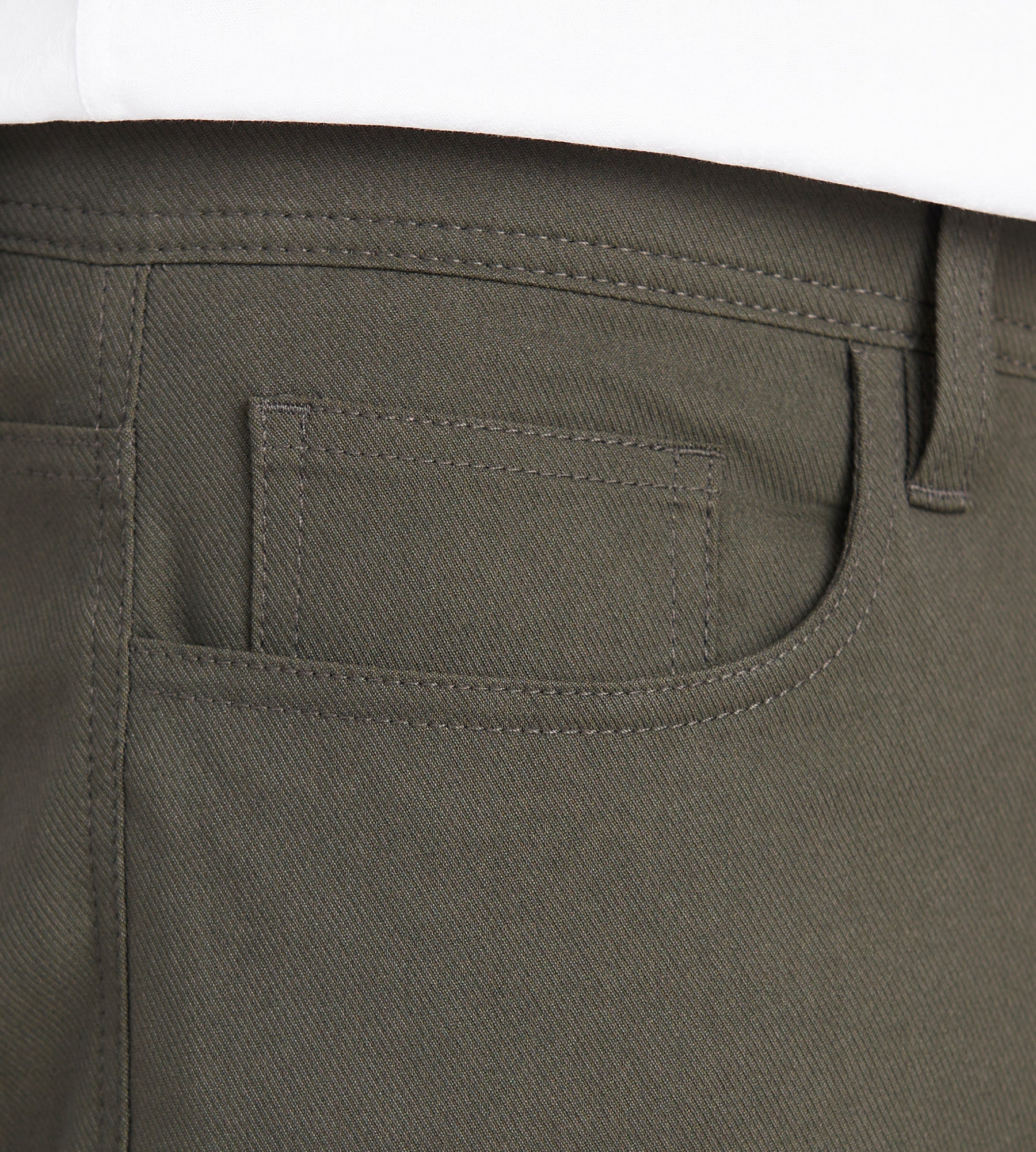 Five Pocket Stretch Twill Pants - Image 5
