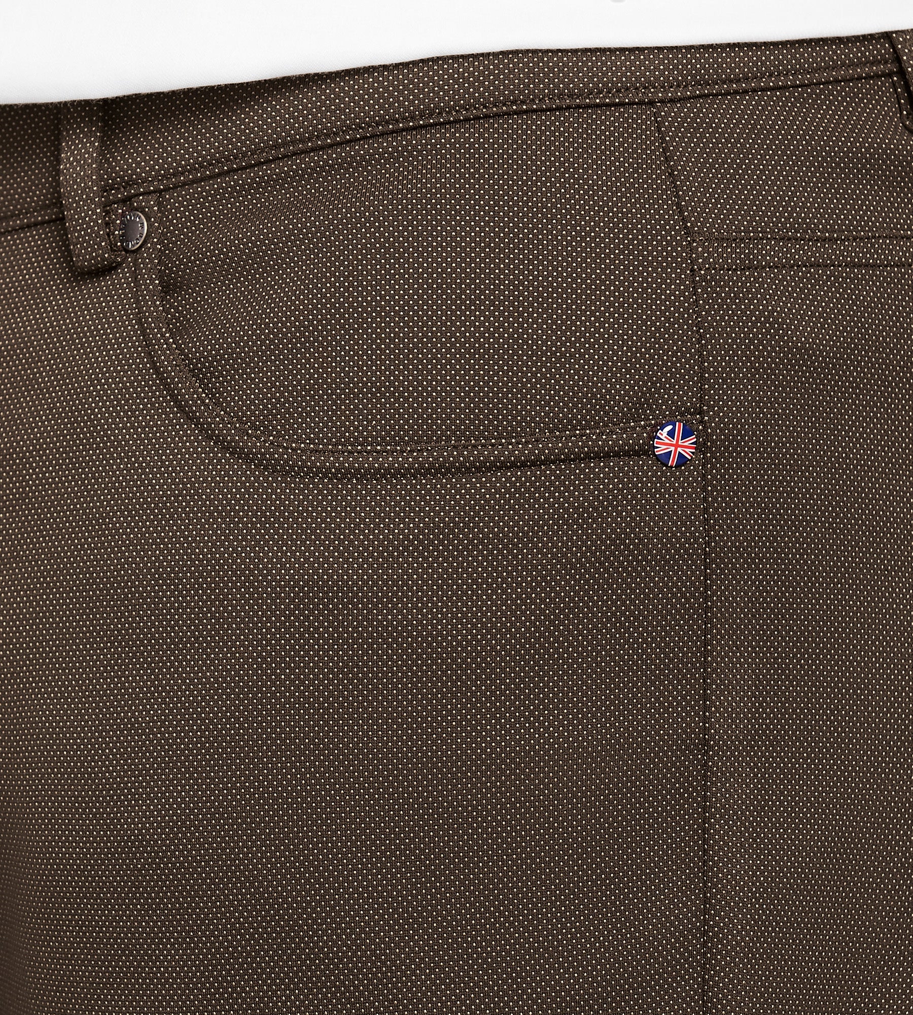 Pindot Five Pocket Knit Pants - Image 9