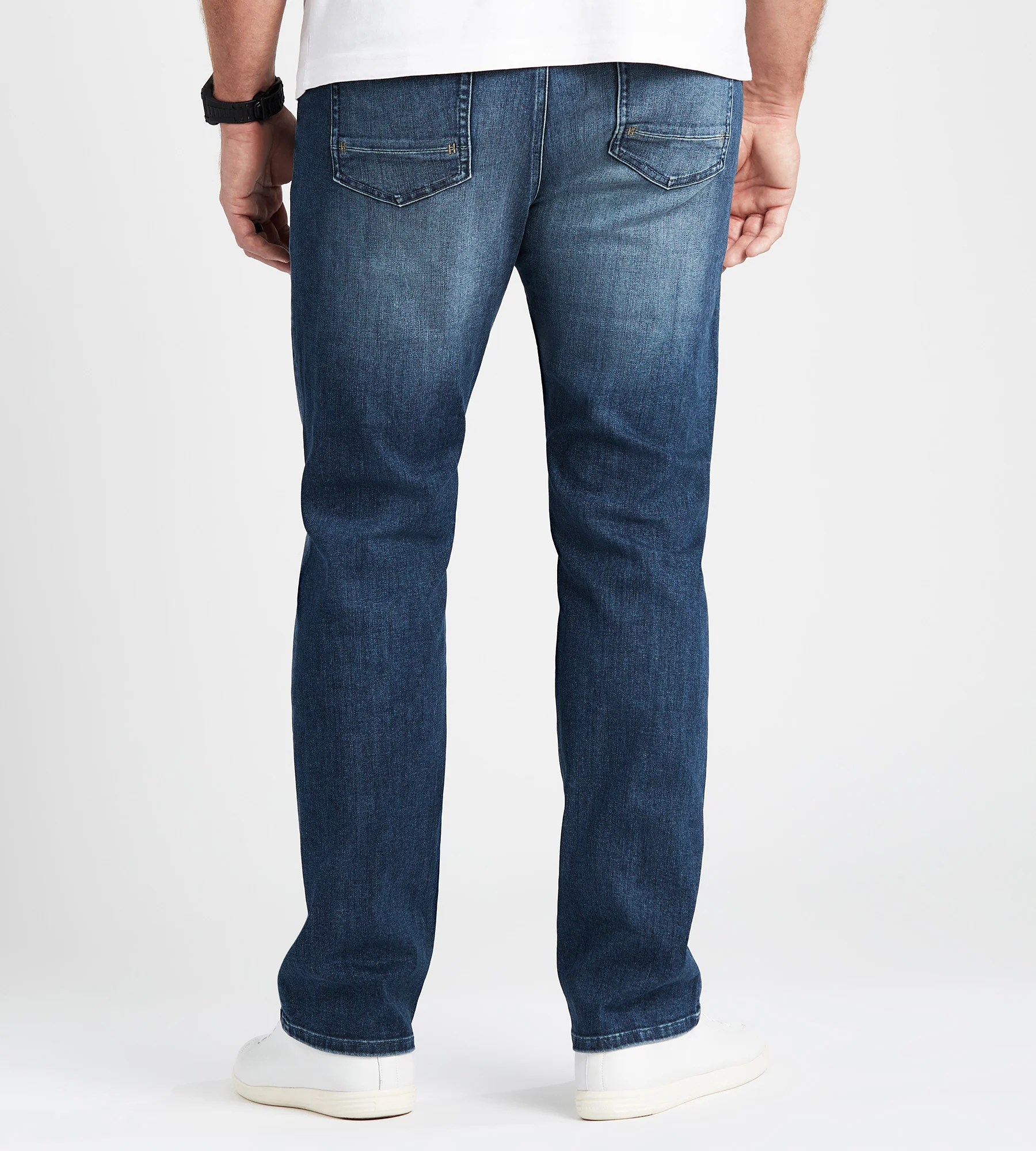 Stretch Denim Straight  Fit Med Wash - Image 3