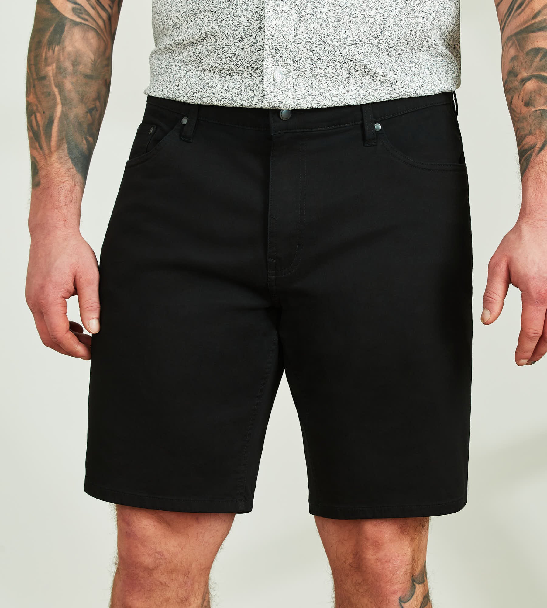 Five-Pocket Twill Shorts - Image 4