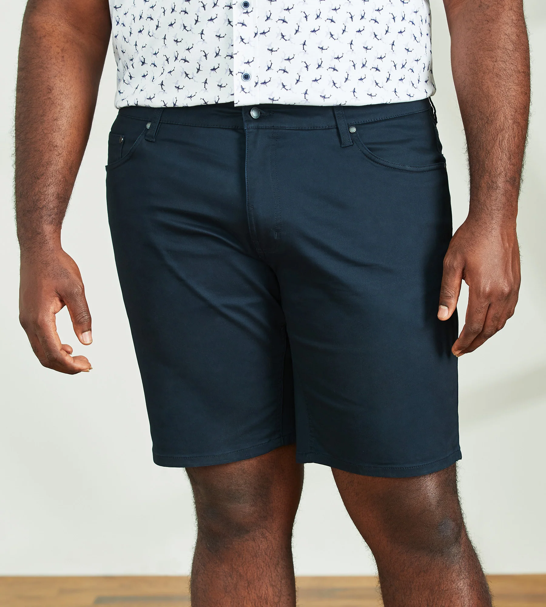 Five-Pocket Twill Shorts - Image 7