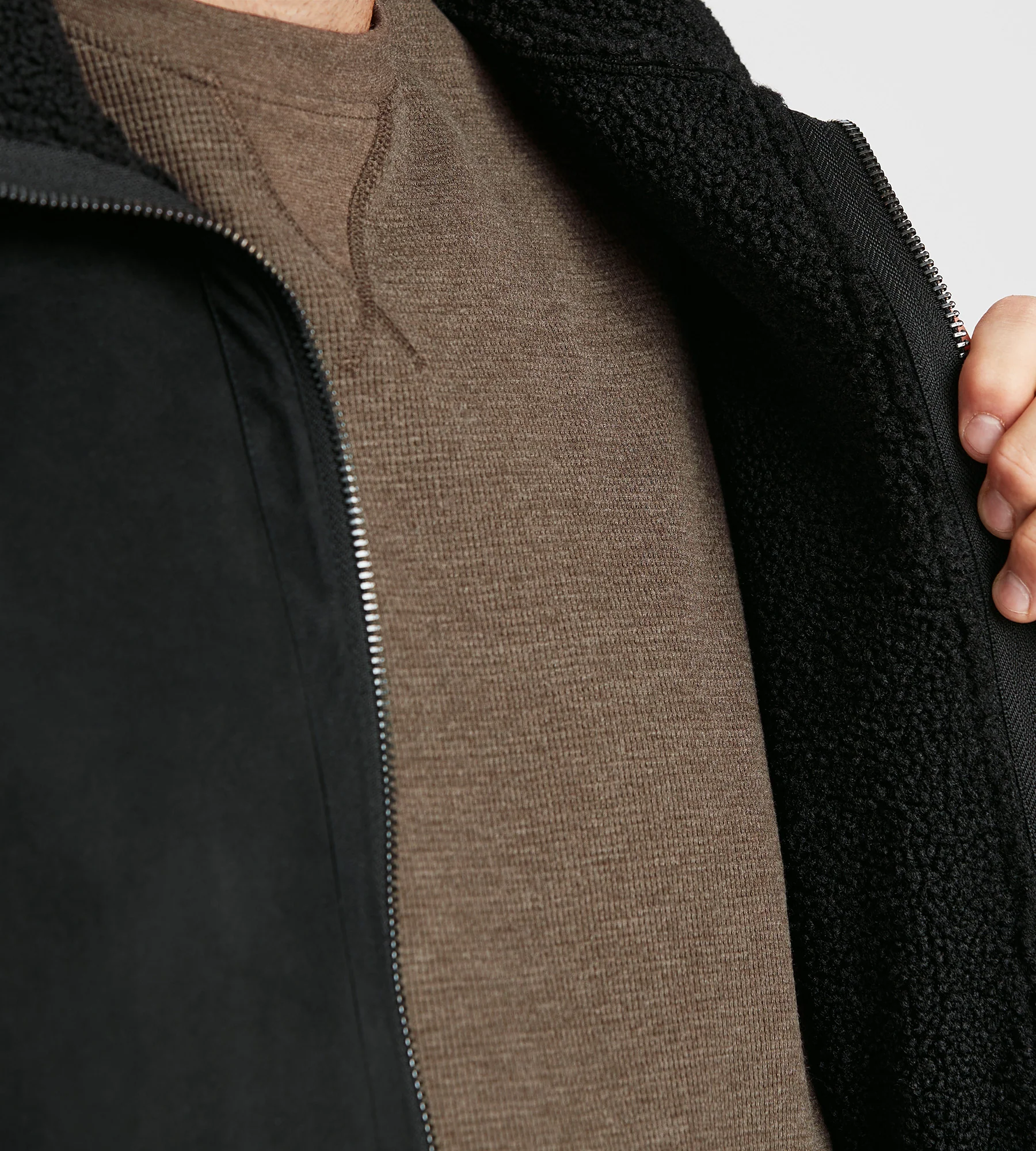 Sherpa Lined Suede Bomber - Image 4